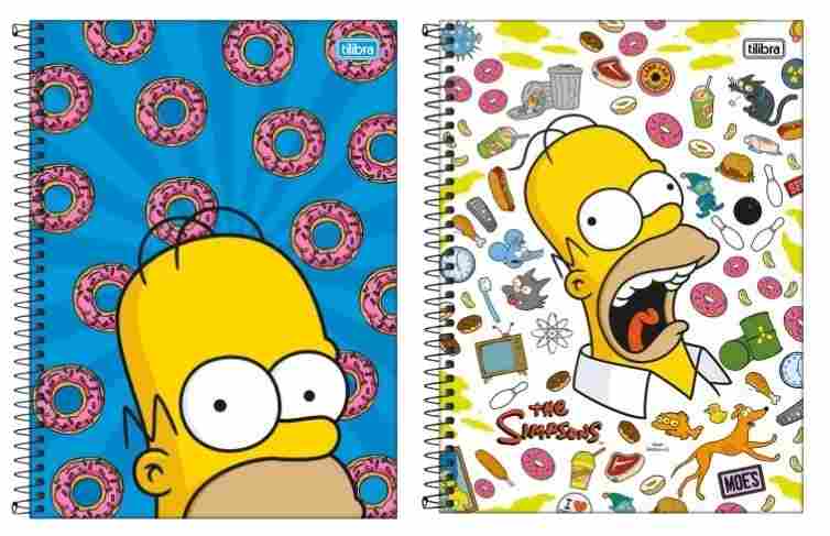 CADERNO 10X1 SIMPSONS